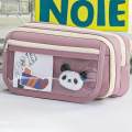 Pencil Case Portable Makeup Bag for Teens Boys Girls School, Office Supplies. 