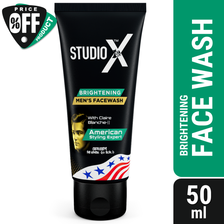 Studio X Brightening Facewash for Men - 50ml