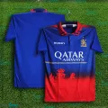 Royal Challengers Bangalore Jersey 2026/2027 Short Sleeve IPL Cricket Jersey For Men - IPL Half Sleeve collar polo t shirt - RCB Jersey 2026. 