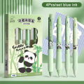 4Pcs Erasable Pen Soft Pen Grip Quick Drying Black Blue Ink Pen Set School Supplies Aesthetic Pens Kawaii Gel Pen Stationery. 