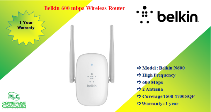 Belkin N600 DB Wireless Dual-Band High Frequency Router