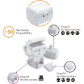 Universal Travel Adapter International Multi Plug 3-in1 Converter Multi Plug Power Socket UK/US/AU/EU/CA converter All in 1 Travel Adapter. 