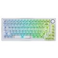 Transparent keycaps, high light transmission mechanical keyboard, universal 61/68/87/98/104/132 keys PC large full set CBSA.