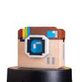 ChaoLeChuang Digital Camera Small Particle Micro Assembly 3D SLR Block Model Gift for Boys and Girls. 