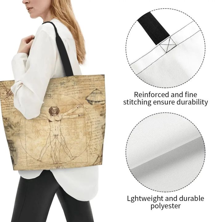 Custom%20Vitruvian%20Man%20Canvas%20Shopping%20Bags%20Women%20Recycling%20Large%20Capacity%20Grocery%20Leonardo%20Da%20Vinci%20Tote%20Shopper%20Bags%20-%20Image%203