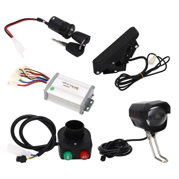 Controller%20Pedal%20Throttle%20Kit,%2024V%20800W%20Easy%20Installation%20Safe%20Protection%20Aluminium%20Alloy%20Electric%20Bike%20Brushed%20Controller%20Kit%20for%20Electric%20Scooter%20-%20Image%202