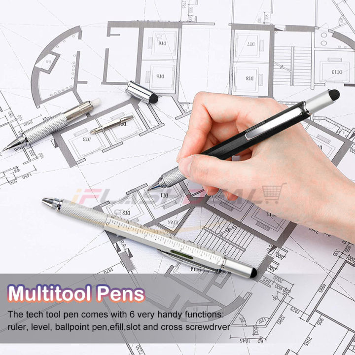 1%20PC%206%20in1%20Multifunctional%20Screwdriver%20Ballpoint%20Pen%20Touch%20Screen%20Metal%20Gift%20Ruler%20Spirit%20Level%20Creative%20Stationery%20Gift%20Touch%20Screen%20Stylus%20Design%20Tool%20School%20Office%20Stationery%20Pens%20-%20Image%206