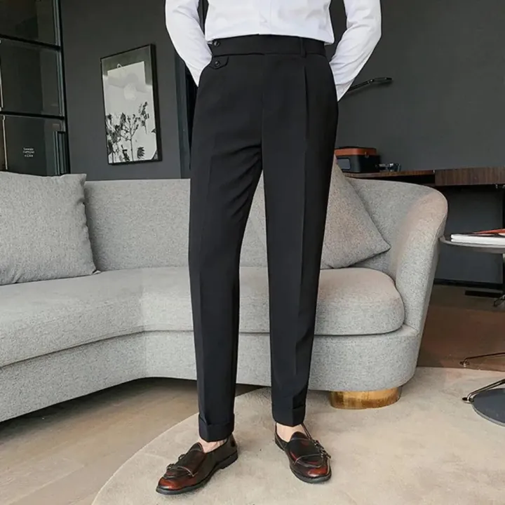 Business%20Pants%20Straight%20Bottoms%20Streetwear%20Washable%20Buttons%20Suit%20Pants%20Men%20Pants%20for%20School%20-%20Image%202