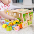 Shape Sorter Toy, Montessori Geometry Learning Intelligence Box, for Kids Toddlers.
