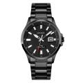 SKMEI 1654 Black Stainless Steel Analog Luxury Watch For Men - Black. 