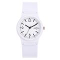 WOKAI high quality casual fashion feminine eco-friendly silicone quartz watch waterproof schoolgirl classic retro simple clock. 