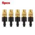 Migeet 5 pcs Adjustable Sprayer Brass Atomizing Nozzle, Drip Irrigation Sprinkler, Garden Cooling 4 / 7 capillary for Mini Drip Garden Watering Irrigation Spray. 
