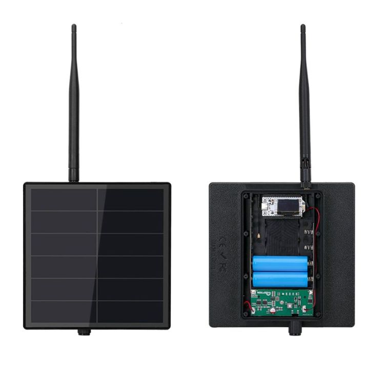 Built-in 5200mAh Battery D5 Solar Node with 5V Solar Panel Heltec LoRa ...