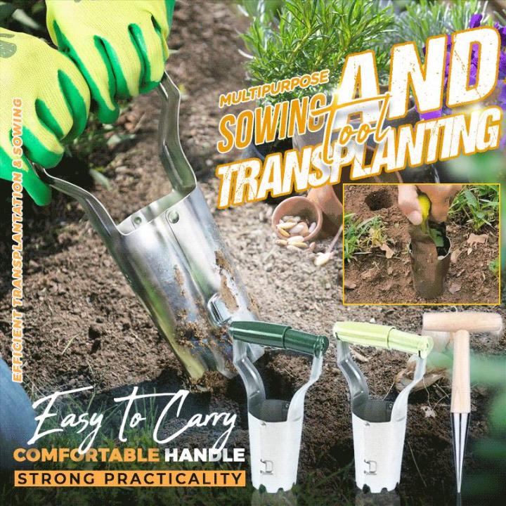 Multipurpose Sowing And Transplanting Tool Seedling Transplant Tools Handheld Transplanter Seedlings Garden Tools Dropshipping
