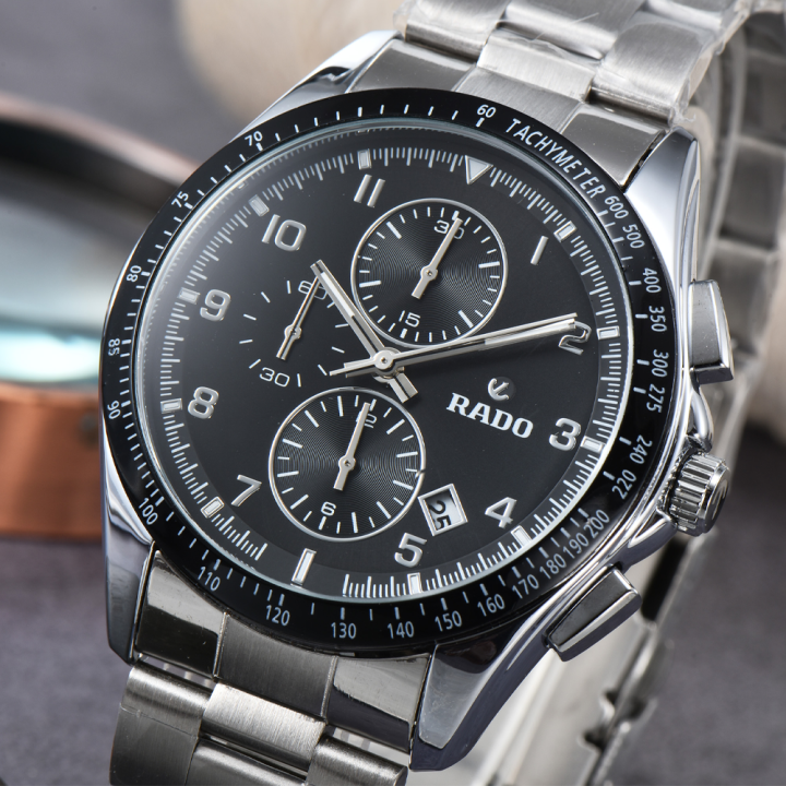AAA%20Rado%20Original%20Brand%20Watches%20For%20Mens%20Luxury%20Multifunction%20Automatic%20Date%20Watch%20Business%20Full%20Steel%20Chronograph%20Top%20Clocks%20-%20Image%202