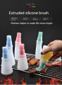 Oil Bottle with Brush Seasoning Seasoning Sauce Brush with Scale Oil Bottle BBQ Kitchenware Gadgets Grilling Frying Tools. 