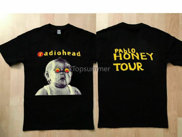 Vintage Rare!! Radiohead Pablo Honey Tour T Shirt Size Top T Shirt