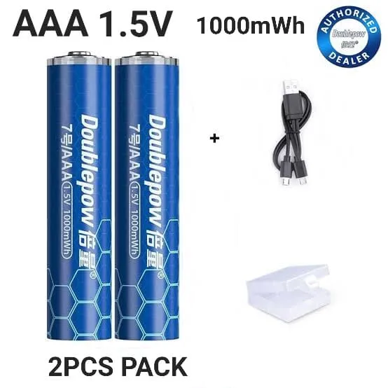 Doublepow%20Long%20Cycle%20Life%20AAA%20Size%201.5V%201000mWh%20High%20Performance%20Rechargeable%20Lithium-ion%20Batteries%20with%20Built-in%20Micro%20USB%20Charging%20Port%20&%20LED%20Indicator%20Facility%20-%202%20Pieces%20(Blue)%20-%20Image%202