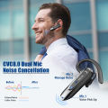 New Bee B45 Bluetooth Earphones Headset Wireless V5.0 Headphones Dual Mic Earbuds Earpiece CVC8.0 Noise Cancelling for Driving.