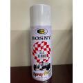 BOSNY SPRAY PAINT WHITE. 