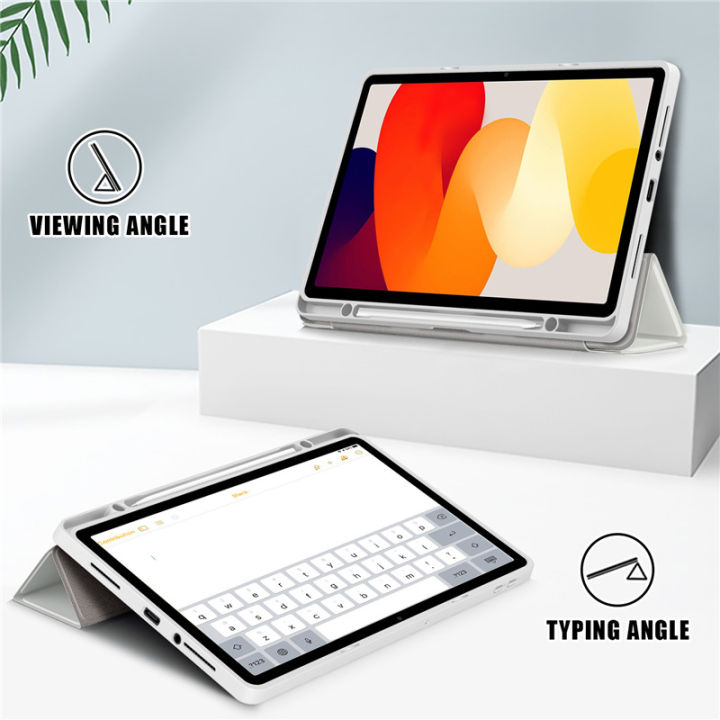For%20Xiaomi%20Redmi%20Pad%20SE%20Case%20With%20Pen%20Holder%20Leather%20Acrylic%20Clear%20Back%20Shockproof%20Cover%20For%20Funda%20Redmi%20Pad%20SE%20Smart%20Case%2011%20-%20Image%204