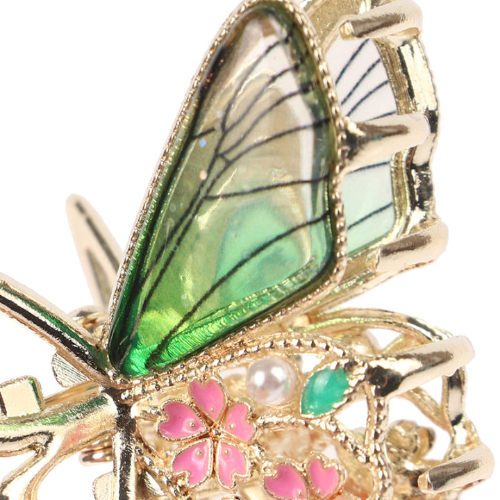 Women%20Hair%20Claw%20High-quality%20Crystal%20Butterfly%20Hair%20Clips%20Shark%20Clip%20Shiny%20Rhinestones%20Grils%20Tassel%20Small%20Hair%20Accessories%20Conbo%20-%20Image%206