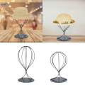 Hat Rack Caps Holder Stable Base Metal Frame Space Saver Freestanding Black Hat Stand for Home. 