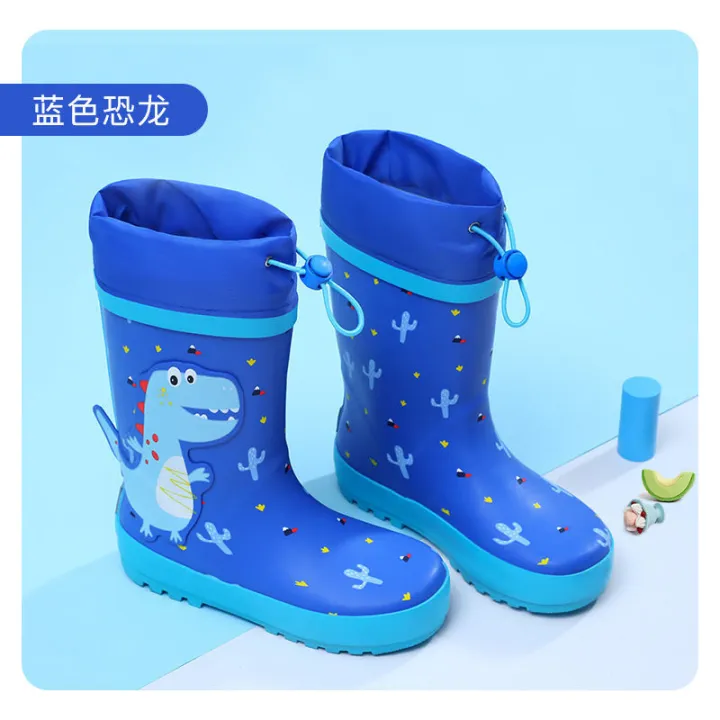 Children's%20Rain%20Boots%20Waterproof%20Shoes%20Boys%20and%20Girls%20Rain%20Boots%20Toddler%20Thick%20Wear-Resistant%20Non-Slip%20Elementary%20School%20Baby%20Rubber%20Dress%20Boots%20-%20Image%205