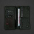 Zays Premium Eco-Friendly Leather Long Wallet for Men, Handmade Slim Compact Wallet 7.4 x 3.7 x 1 Inch, 7 Card Slots, ID Slot, Cash Compartment, 2 Mobile Compartments, Fits Large Smartphones, Luxury Gift Box.