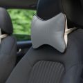 【2023】 Car Neck Pillows Leather Car Seats Pillow Breathable Auto Head Neck Rest Cushion Neck Relax Support Headrest For Travel Car Home.