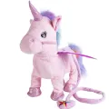 Babiqu 1pc Electric Walking Unicorn Plush Toy Stuffed Animal Toy Electronic Music Unicorn Toy for Children Christmas Gifts 35cm. 