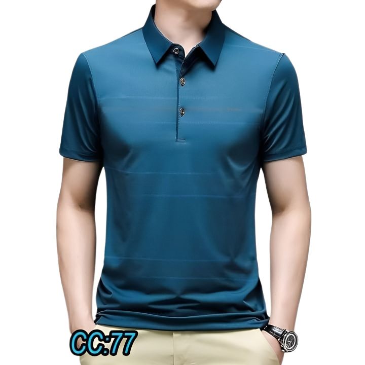 Men's%20Blue%20Color%20Chaina%20Exclusive%20Short%20Sleeve%20Polo%20-Shirt%20.%20-%20Image%204