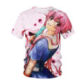 Mirai Nikki 3D Print The Future Diary Streetwear Men Women Fashion Oversized Anime Girl Hip Hop Tees Tops Unisex T Shirt. 