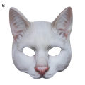 (New)Lifelike Cat Half Face Cover Maquerade Halloween Coplay Party Carnival Prop.