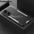For OPPO A38 Case Aluminum Metal Matte Cover Soft Silicone Frame Camera Protection Cover for OPPO A38 Back Cover Phone Cases.