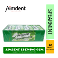 Aimdent Chewing Gum Spearmint 18 Pcs Pack x12 Box. 