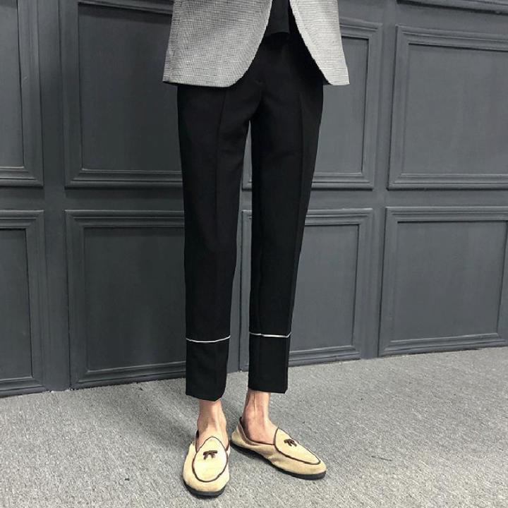 Spring%20And%20Summer%20New%20Casual%20Pants%20Men%20'S%20Slim-Fitting%20Ankle%20Length%20Trousers%20Korean%20Fashion%20Non-Ironing%20Fashion%20Ankle-Tied%20Trousers%20Youth9Sub-%20-%20Image%204