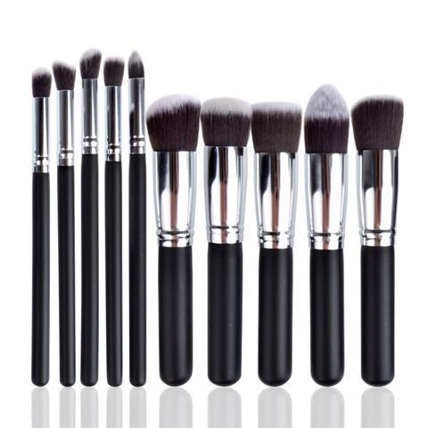 Kabuki%20Brush%20Set%20of%2010%20Pcs%20-%20Black%20and%20Silver%20-%20Image%202