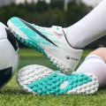 Boys Soccer Cleats Anti Slip Children Football Boots Fashion Kids Sneakers Outdoor Hard Court Youth Turf Shoes Cheap Sports Shoe. 