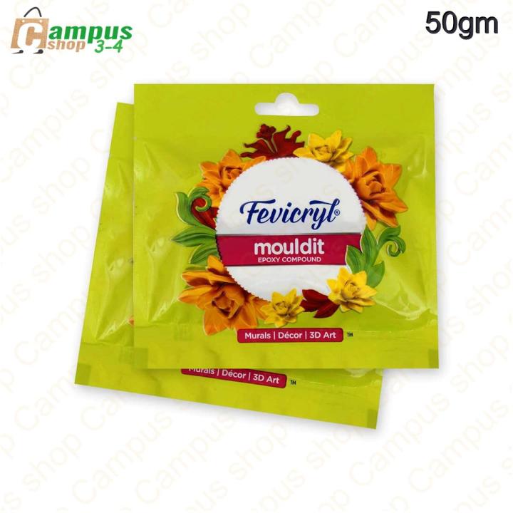 Fevicryl Mouldit Art Clay 50gm - White