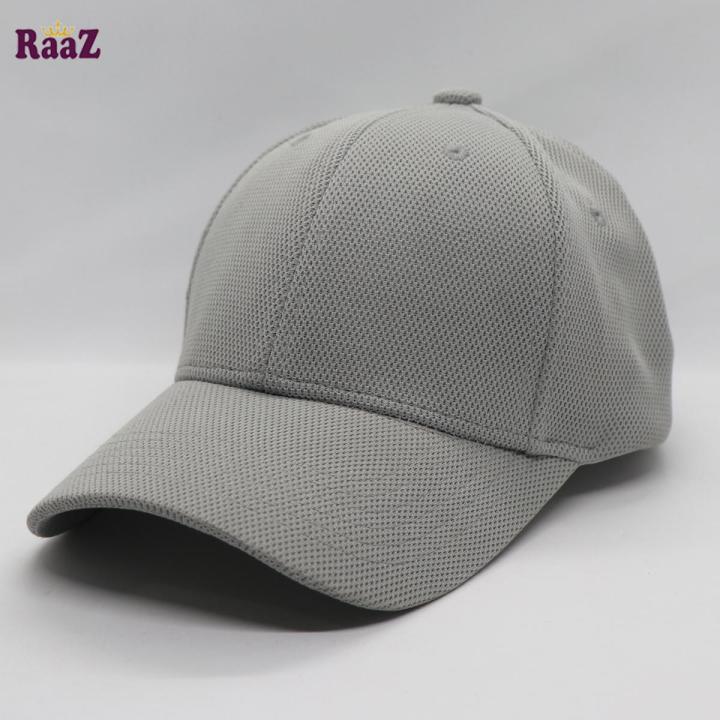 Ensemble Yourself - Easily Usable - Silver Flexfit Solid Stylish Von Cap For Men - Cap - Easy To maintain - Designed - Urban Vibes
