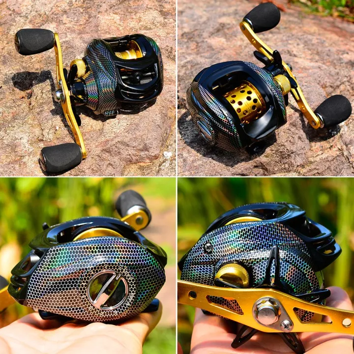 Pesca%20High%20Speed%207.2:%20Carbon%20Fiber%20Right%20Hand%20Baitcasting%20Reel%20Spinning%20Reel%2010KG%20Max%20Drag%20Fishing%20Wheel%20-%20Image%204