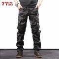 Men's  Pants Cotton  Cargo  Pants Multi cket  Hop Joggers Streetwear Overalls   Trousers 44. 