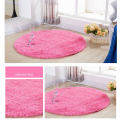 Diameter 40cm Round Carpet for Living Room Plush Rug Children Bed Room Fluffy Floor Carpets Home Decor Rugs Soft Velvet Mat Anti-Slip.