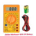 Digital Multimeter, Handheld Digital Multimeter LCD Backlight Portable AC/DC Ammeter Voltmeter Ohm Voltage Tester Meter Multimeter with Wire]]]]AT. 
