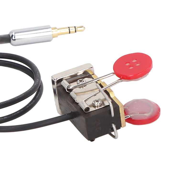 Morse%20Telegraph%20Key,%20Small%20Portable%20Fine%20Workmanship%20CW%20Morse%20Code%20Key%20Easy%20Usage%20for%20Camping%20-%20Image%204