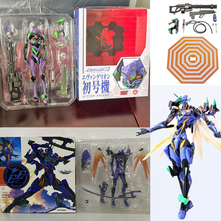 Revoltech Mafex EVA Figure Eva EVA01 Mafex 080 EVA 01 Action Figures Anime Model Toy Doll Birthday Gifts