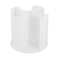 Coffee Cup Dispenser 360 Degree Rotatable Paper Cup and Lid Holder Plastic 4 Compartment Cup Lid Organizer for Kitchen B Easy to Use. 