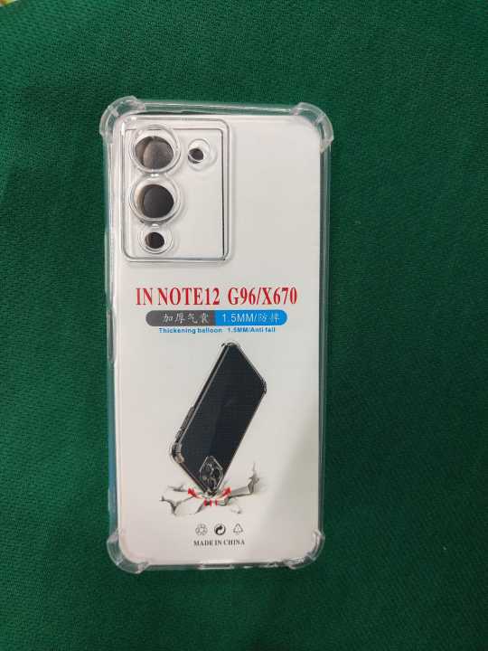 Infinix Note 12 G96 Clear Cover Soft Thin Anti-Scratches Crystal Case(Transparent)