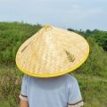 Bamboo Hat Bamboo Woven Rainproof and Sun Protection Straw Hat Men's Fishing Sunshade Bamboo Woven Bamboo Hat Hat Farmers Outdoor Summer Hat Tea Picking Hat. 